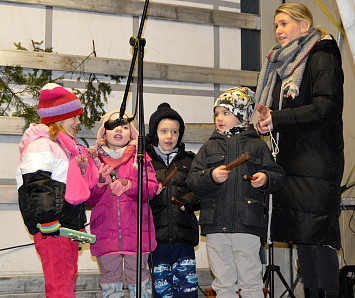 Zpívání koled s Českým rozhlasem Plzeň v Kasejovicích